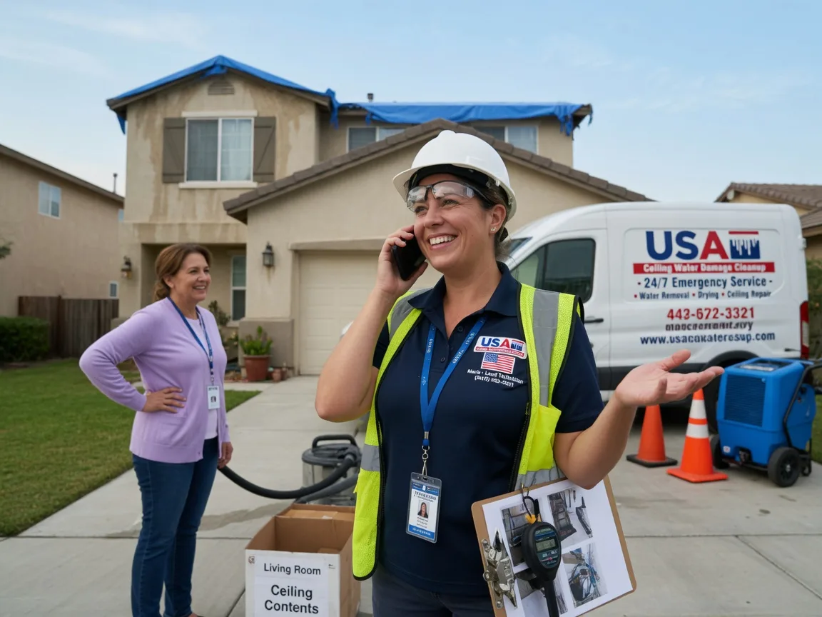 Ceiling Water Damage Restoration Auberry, CA FAQs